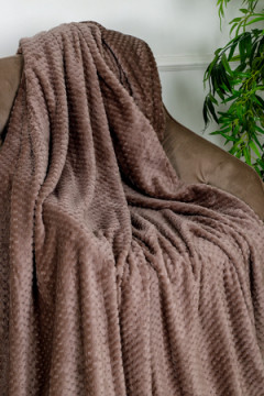 Плед велсофт Bio-Line, мягкий пушистый кубик