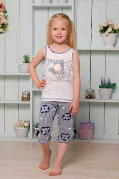 Пижама с бриджами 5124