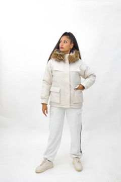 Куртка арт. 615 с натуральным мехом, Евро-зима, демисезон