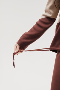 Костюм с брюками Вязаный Волна