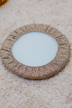 Подушка для мебели Сидушка на табурет круглая