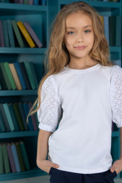 Блузка Ольга короткий рукав