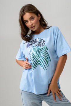 8555 Футболка оверсайз женская