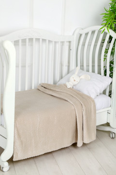 Плед велсофт Bio-Line, мягкий пушистый кубик