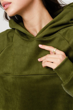 Свитшот 2 оверсайз короткий