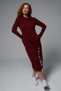 8520 Платье с капюшоном