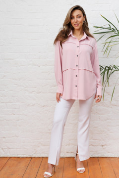 Рубашка классическая офисная с длинным рукавом 56001