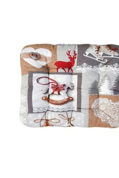 Подушка для мебели из рогожки 40*40см