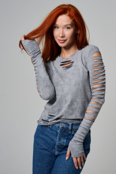 7476 Лонгслив женский