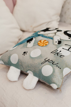 Наволочка декоративная декоративная Бульдог 45*45