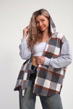 Рубашка толстовка на молнии женская РТЖКК-01