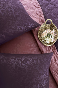 КПБ с одеялом New Style КМ-025 баклажан-бордо