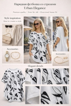 Футболка F8113 Urban Elegance