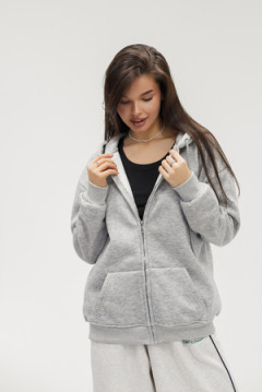 Худи на молнии с капюшоном