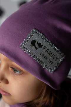 Комплект шапка и шарф FLT Стразы
