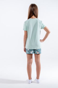 Пижама с шортами Кролик-морковка арт. ПД-009-055