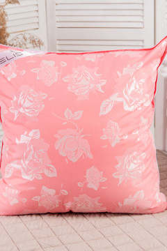 Подушка "Лебяжий пух" тик леб. пух, атл. кант, отстрочка, лента, сумка(Н)