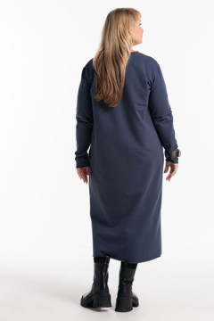 Платье футер-длинное