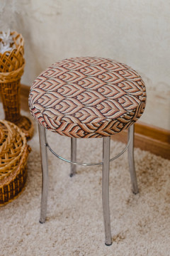 Подушка для мебели Сидушка на табурет круглая