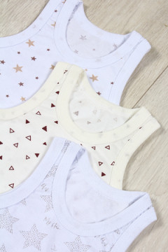 Комплект белья майка + трусы 3шт. для мальчика КПЛ-МТР-М