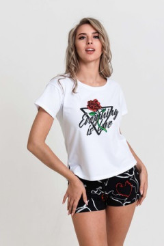 Пижама с шортами 30536