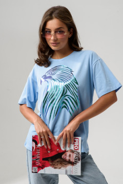 8555 Футболка оверсайз женская