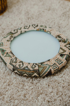 Подушка для мебели Сидушка на табурет круглая