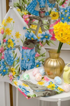 Полотенце кухонное подготовка к Пасхе