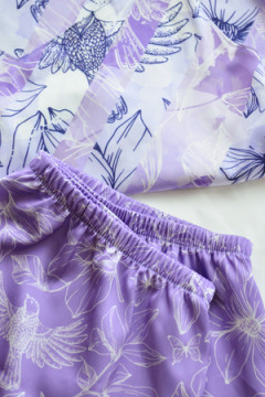 Пижама с шортами Hot Story Spring melody (топ + шорты)