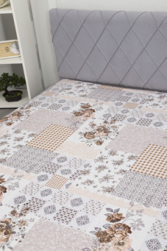 Простыня на резинке перкаль Коллаж