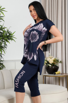 Костюм с бриджами 397 FASHION flower