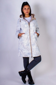 Куртка с капюшоном Листья арт. 338