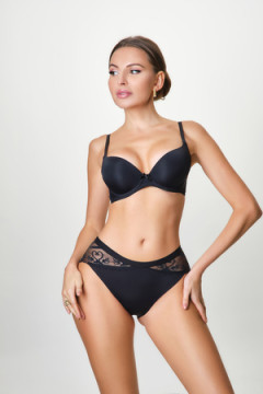 Трусы OIRO 901 бесшовные слипы с кружевом 44-56 1 шт