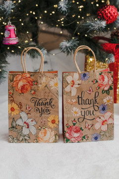 Набор крафт-пакетов подарочных 2 шт