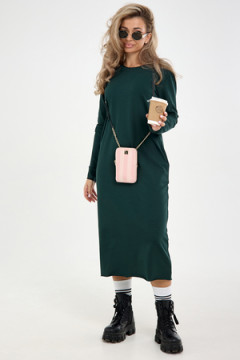 Платье футер-длинное