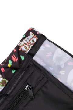 Мешок для обуви Коты черный фон