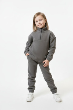 Детский костюм с брюками флисовый