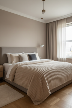 Плед Велсофт, плотность 220 г/м2, Pehmea Satu бежевый