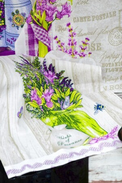 Полотенце кухонное Букет лаванды