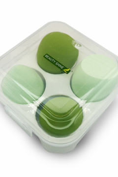 Спонжи для макияжа косметические, 4 шт