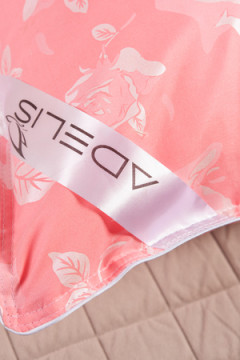 Подушка "Лебяжий пух" тик леб. пух, атл. кант, отстрочка, лента, сумка(Н)