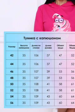 Туника с капюшоном 3320-0001-К-ОН
