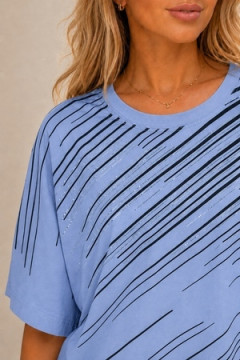 Нарядная футболка Line Elegance арт. 9007