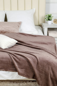 Плед велсофт Bio-Line, мягкий пушистый кубик