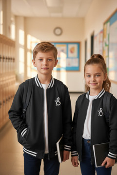 Детский бомбер утепленный на молнии SP2214