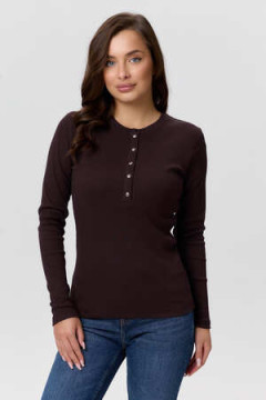 Лонгслив на кнопках кашкорсе 14449
