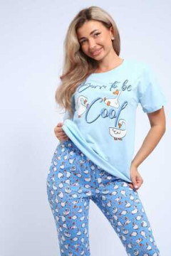 Пижама женская с брюками 20522