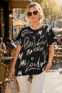 Футболка Нарядная со стразами "City Glam" арт. 260