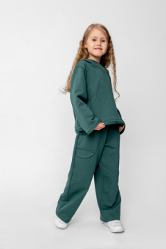 Костюм с брюками Мерлин Изумрудный