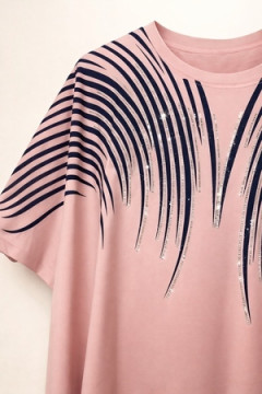 Футболка Нарядная Crystal Flow Luxe арт. F8003